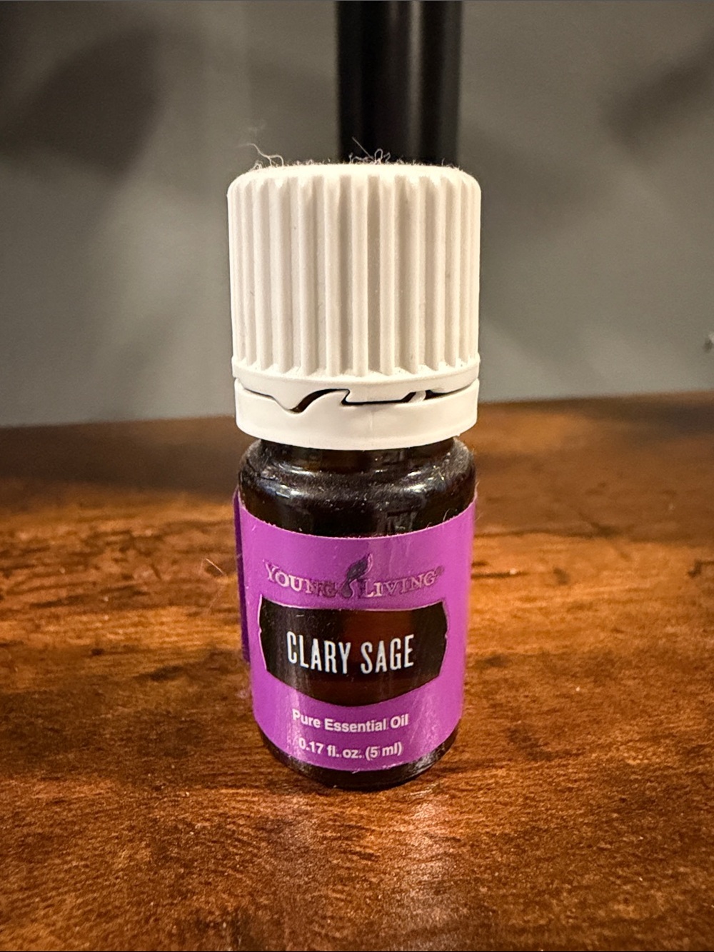 Young Living Clary Sage Essential Oil - Purple Bottle Label